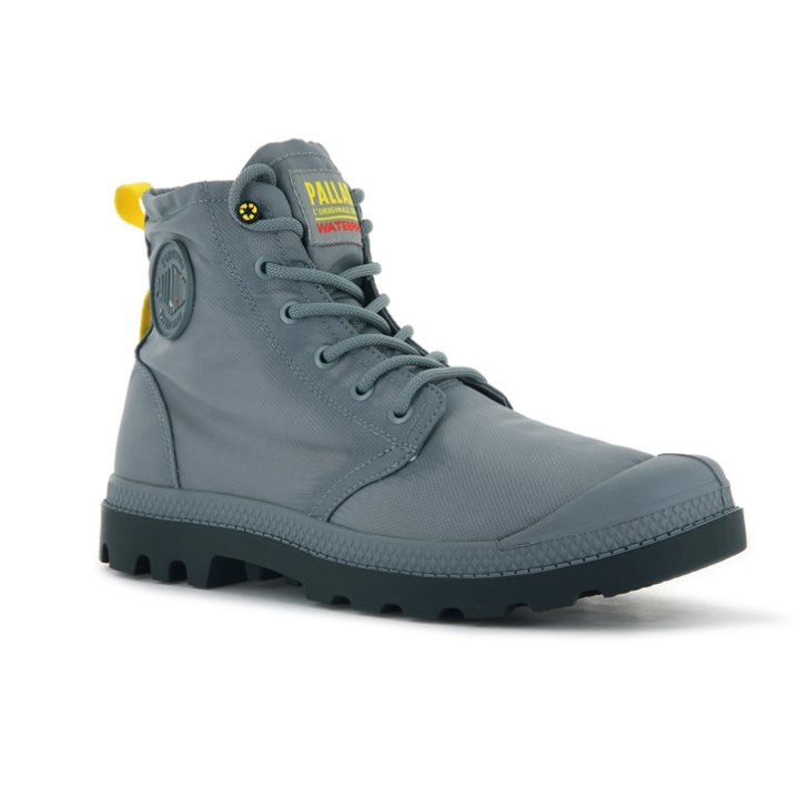 Bottes Palladium Pampa Recycle Imperméables+ 2 Homme Grise | FR OBS739U